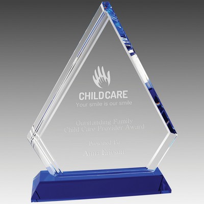 Crystal Diamond on Pedestal Base