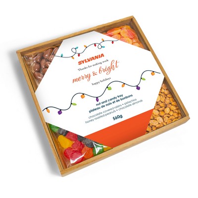 Classic Indulgence Wooden Gift Tray