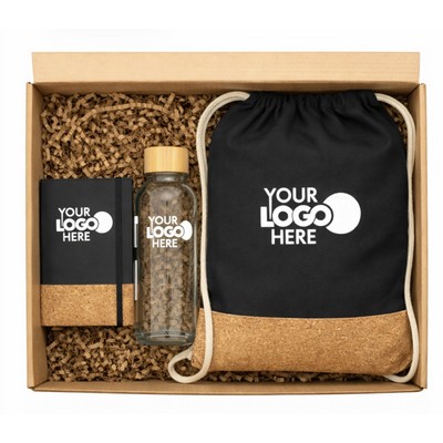 Eco-Friendly Cork & Canvas Corporate Gift Set