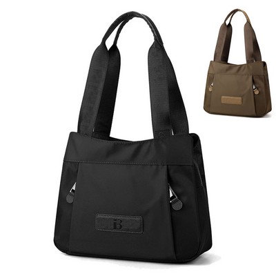 Spacious Multi-Layer Storage Waterproof Oxford Tote Bag