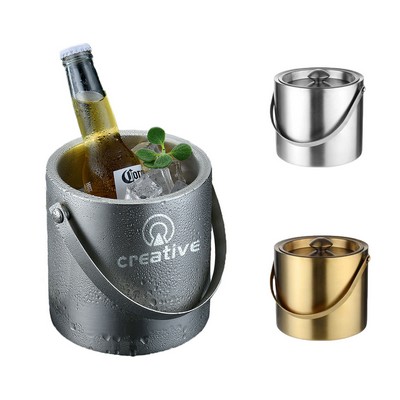 2L Stainless Steel Ice Bucket