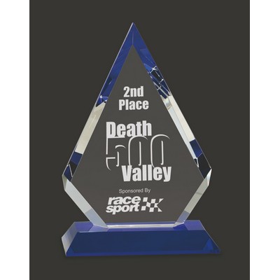 Flashing Diamond Crystal Award - 9'' H