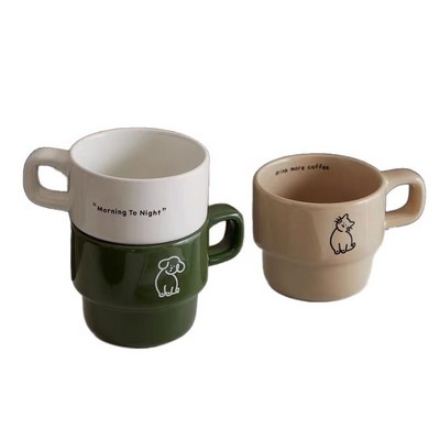 11 Oz Colorful Economy Ceramic Coffee Mug