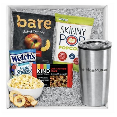 20 oz Stainless Tumbler with Healthy Snacks Boxed