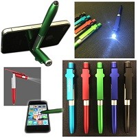 4" 1 Stylus Pen Flashlight Cell Phone Stand