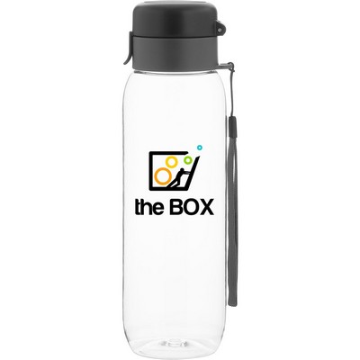 27 oz h2go Vertex Water Bottle (Black)