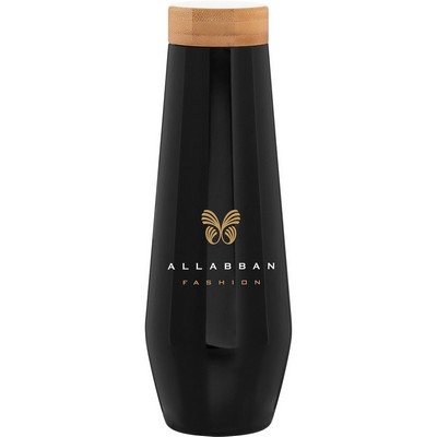 16.9 oz h2go Echo Water Bottle (Black)