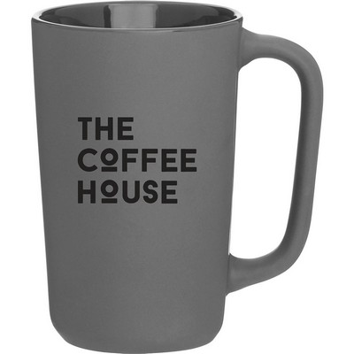 14 oz Ledge Ceramic Mug (Storm Gray)