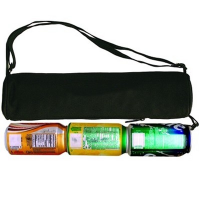 Sublimated 3 Can Cooler Tube Sling Bag
