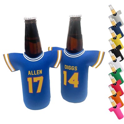 330ML Neoprene R-Neck T-SHIRT Shape Bottle Cooler