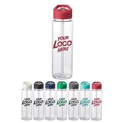 Borneo Plastic Water Bottles with Carrying Handle 24 oz