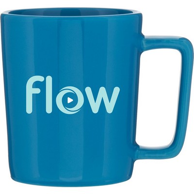 14 oz Madrid Ceramic Mug (Sky Blue)