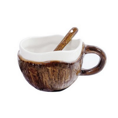 Tropical Coconut Ceramic Coffee Mug