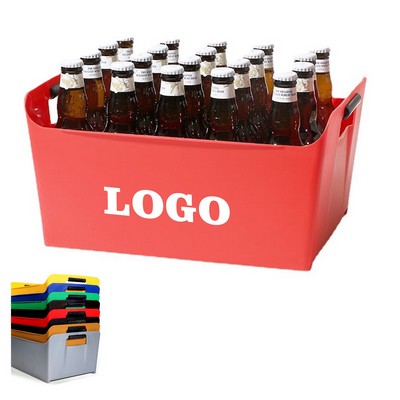 Bar Plastic Ice Bucket Beer Basket