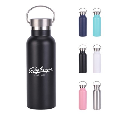 16oz Stainless Steel Handled Water Bottle