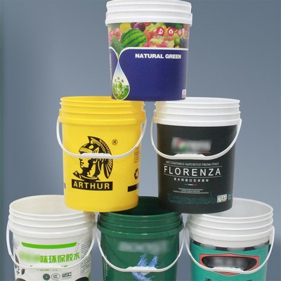 Customized 5 Gallon Plastic Bucket Pail with Lid/Handle