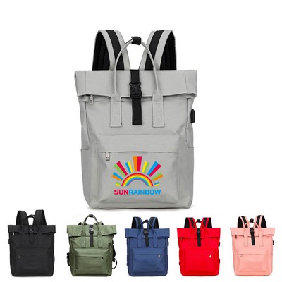 Sturdy Oxford Cloth Business Laptop Backpack