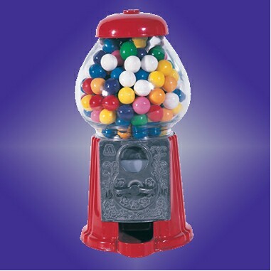 9" Red Iron Cast Classic Gumball Machine