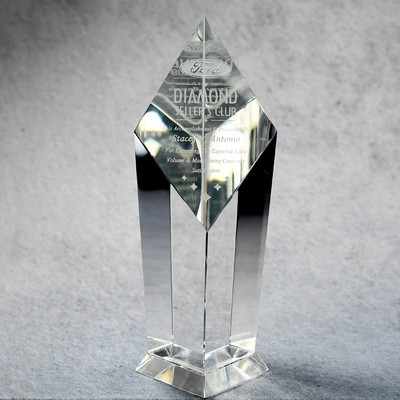 Diamond Crystal Tower Award - 8.5"