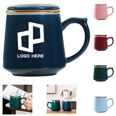 Ceramic Tea Mug W/ Handle