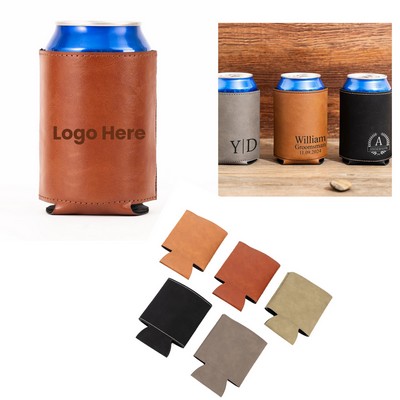 12oz Premium PU Leather Can Holders-Sleeve