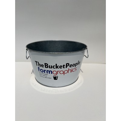 20 Quart Galvanized Steel Metal Bucket