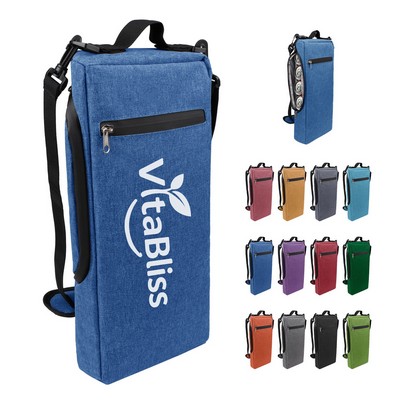 6 Can Soft Insulated Golf Cooler Bag W/ Shoulder Strap