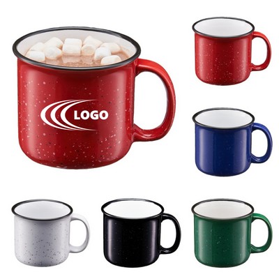 15 Oz Speckle-It Ceramic Camping Mug