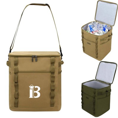 35L Large Capacity Insulated PVC Cooler Bag