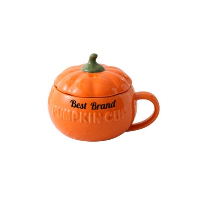 Pumpkin - shaped Ceramic Cup