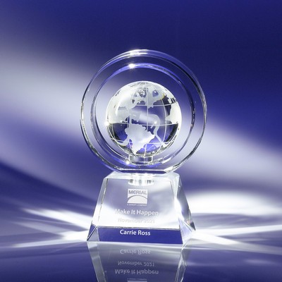 Revolving Universe Crystal Globe Award