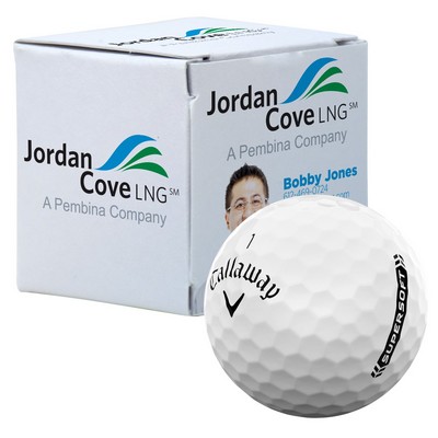 Callaway SuperSoft Golf Ball in Custom One Ball Box