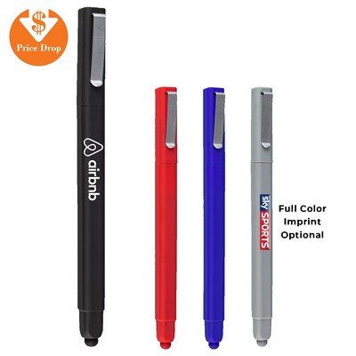 Cubic Soft Rubberized Touch Square Stylus Pen