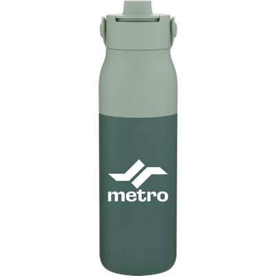 34 oz Larq Purevis2 Water Bottle (Eucalyptus Green)