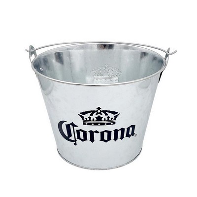 5L Galvanized Metal Ice Bucket