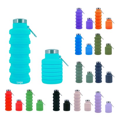17oz Silicone Collapsible Water Bottles