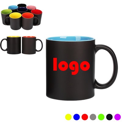 Two-Tone Coffee Mug w/ Custom Imprint 11 oz. Mugs Matte