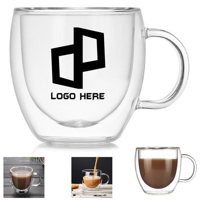 5Oz Double Wall Insulated Espresso Glass Mug