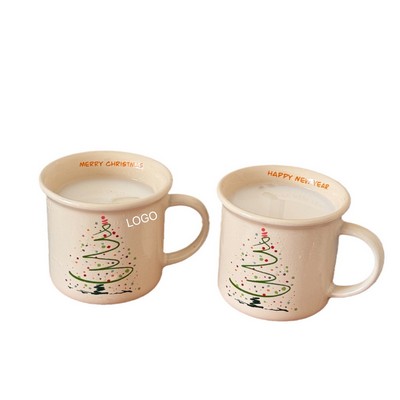 Christmas Tree Ceramic Coffee Mug Holiday Gift