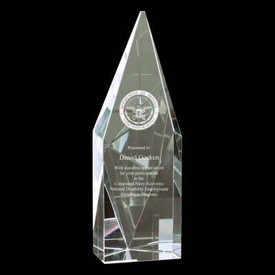 Crystal Diamond Tower Award (7¾")